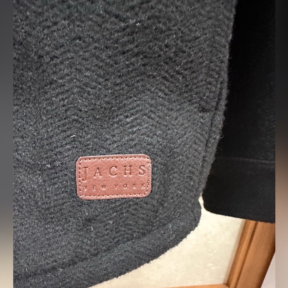 Jachs Men’s Wool Blend Sherpa Jacket Shacket New Black - Picture 5 of 14